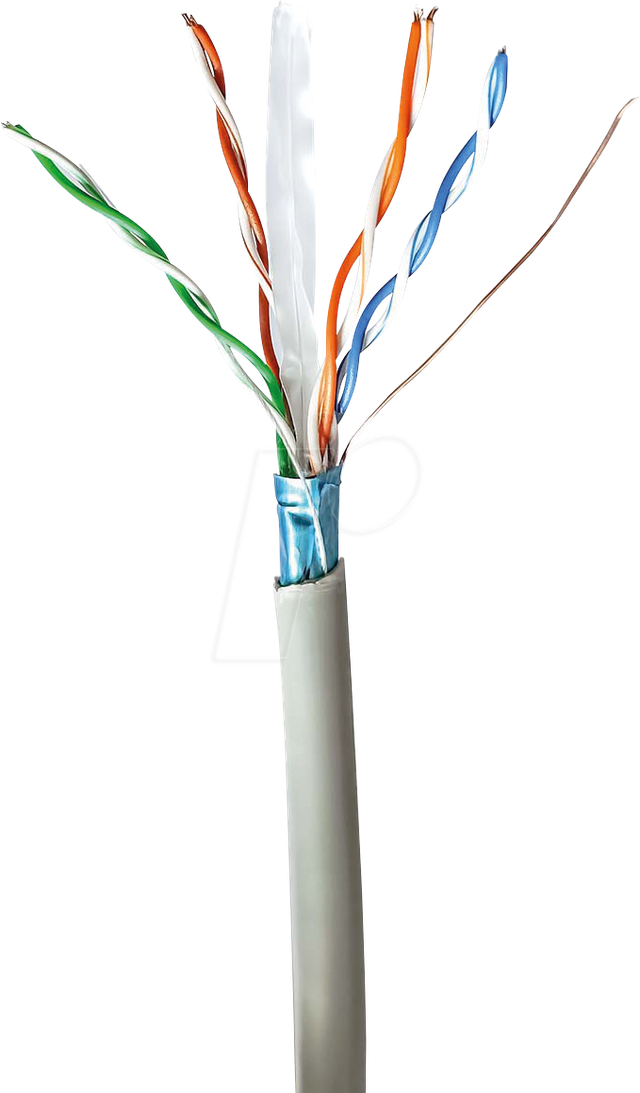 N CCBG8522GY305 - Cat.6 Netzwerkkabel, F/UTP, grau, 305 m