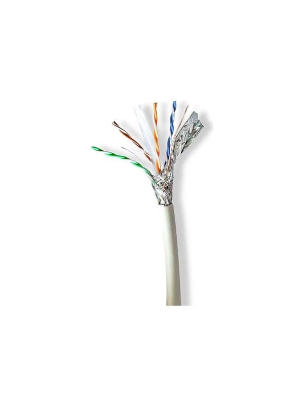 N CCBG8538GY100S - Cat.6a Netzwerkkabel, S/FTP, grau, 100 m