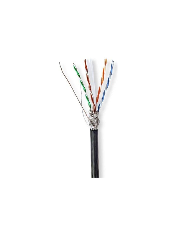 N CCBG8594BK305S - Cat.6 Netzwerkkabel, S/FTP, schwarz, 305 m