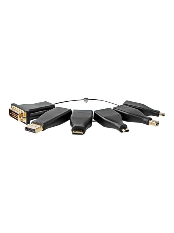N CCGB34999BK - 4K HDMI Adapterring mit 6 Adaptern