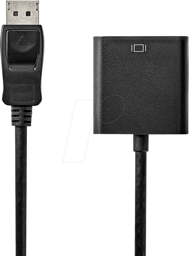 N CCGB37351BK02 - DisplayPort Adapter, DP 1.2 Stecker auf VGA Buchse