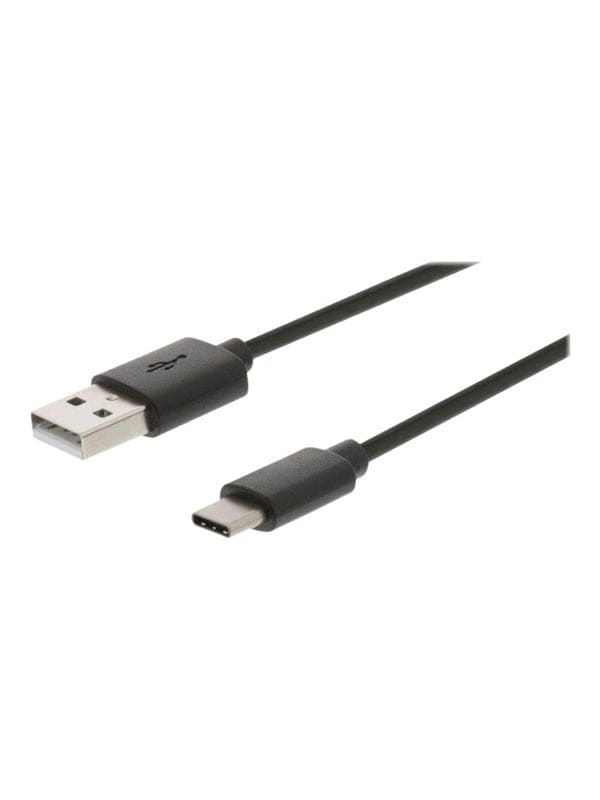 N CCGB60600BK10 - USB 2.0 Kabel, Stecker Typ C > A-Stecker, 1 m, Schwarz
