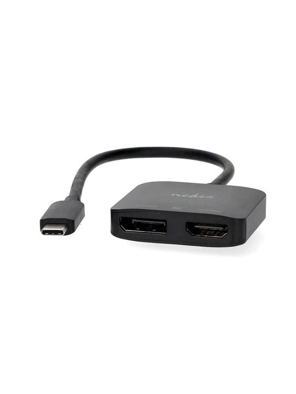 N CCGB64385BK02 - Adapter USB C > 1x DP, 1x HDMI, 8K@30 Hz, 20 cm