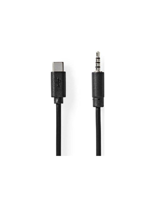N CCGB65950BK10 - USB 2.0 Konverter, C Stecker auf Klinkenstecker, 1,0 m