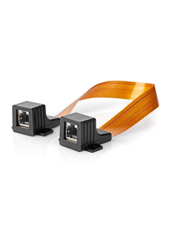 N CCGB85901BK03 - RJ45 Fensterdurchführung, Cat.5e, 0,3 m