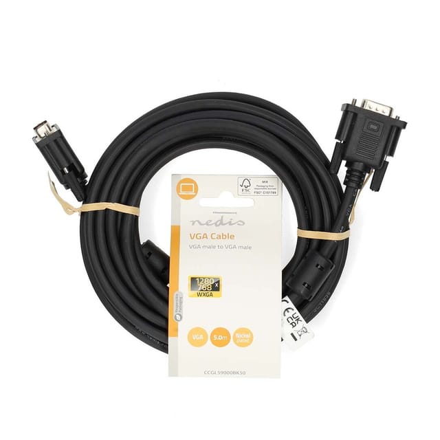 N CCGL59000BK50 - Kabel, VGA-Stecker > VGA-Stecker, 5 m, Schwarz
