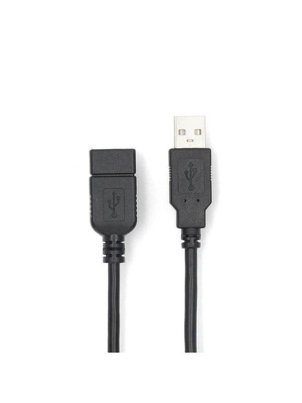 N CCGL60010BK20 - USB 2.0 Kabel, A-Stecker > A-Buchse, 2m, Schwarz