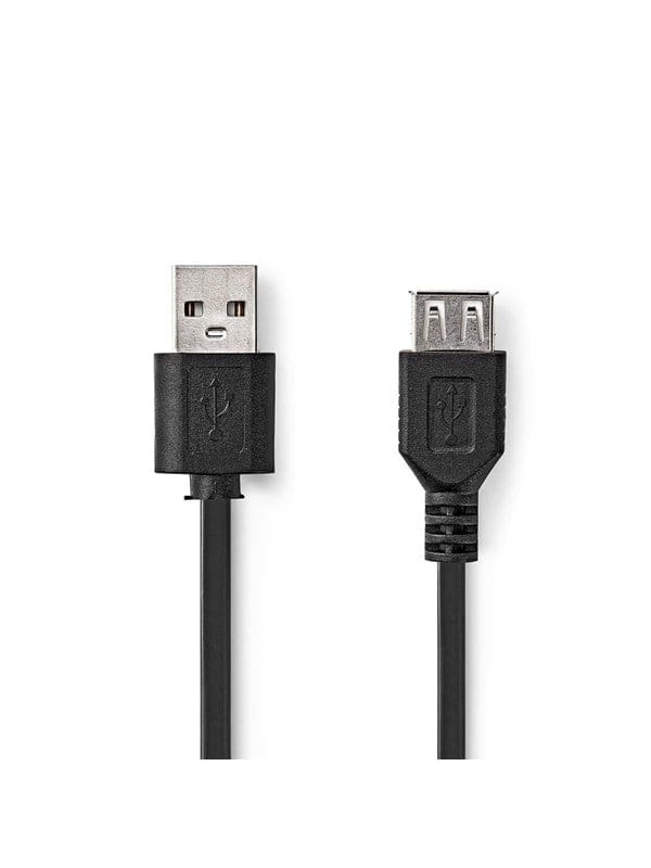 N CCGL60010BK10 - USB 2.0 Kabel, A-Stecker > A-Buchse, 1m, Schwarz