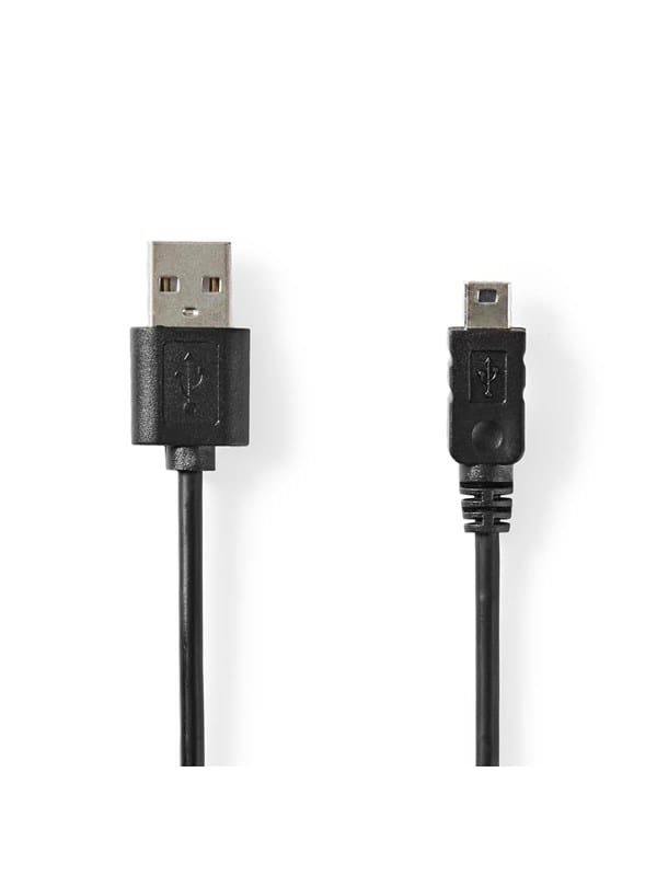 N CCGL60301BK20 - USB 2.0 Kabel, A Stecker auf Mini 5-Pin Stecker, 2 m
