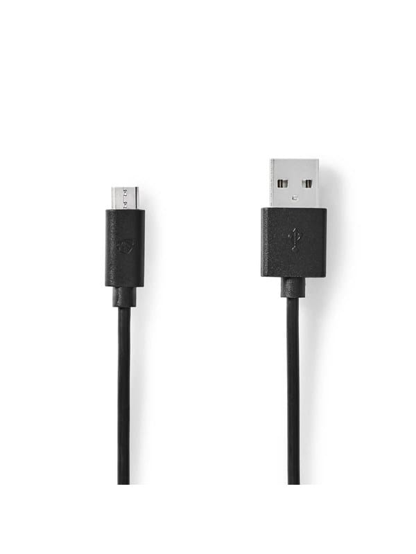 N CCGL60500BK20 - USB 2.0 Kabel, A-Stecker > Micro-B-Stecker, 2m, schwarz