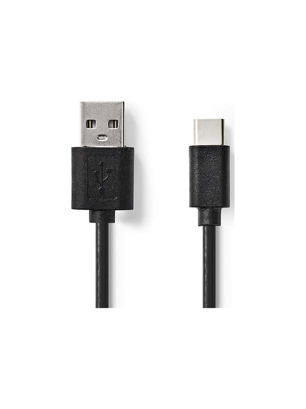 N CCGL60601BK10 - USB 2.0 Kabel, A-Stecker > USB-C-Stecker, 1m, schwarz