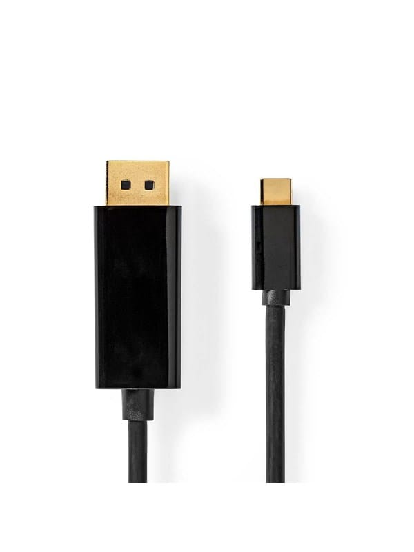N CCGL64352BK20 - USB 5 Gb/s Kabel, C-Stecker > Displayport Stecker, 2m, Schwarz