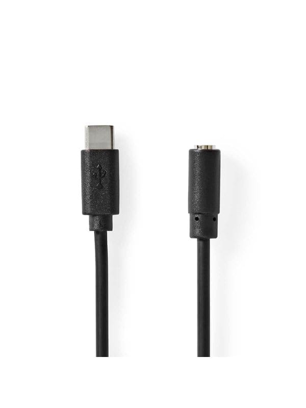 N CCGL65960BK10 - USB 2.0 Kabel, C-Stecker > Mini-Buchse, 1m, Schwarz