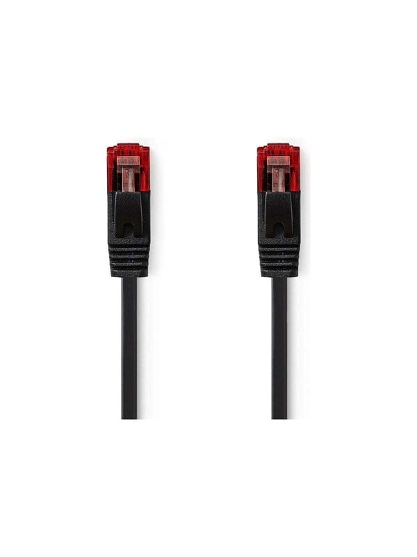 N CCGL85215BK20 - Patchkabel, Cat.6, U/UTP, flach, 2 m, schwarz
