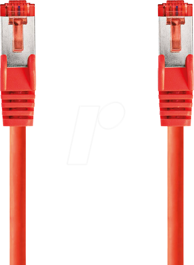 N CCGL85221RD05 - Patchkabel, Cat.6, S/FTP, 0,5 m, rot