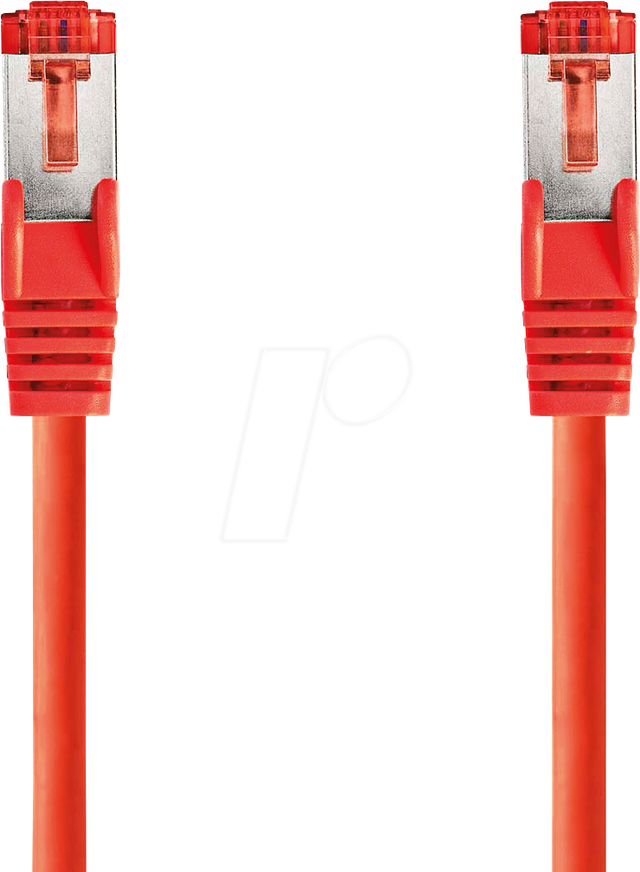 N CCGL85221RD025 - Patchkabel, Cat.6, S/FTP, 0,25 m, rot