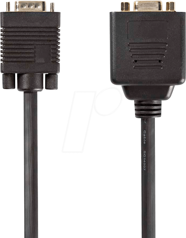 N CCGP59120BK02 - Kabel, VGA-Stecker > 2x VGA-Buchse, 0,2 m, Schwarz