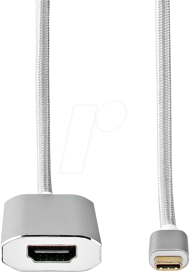 N CCTB64680AL20 - USB 3.0 C Stecker auf HDMI Buchse, mit Strom, 2 m