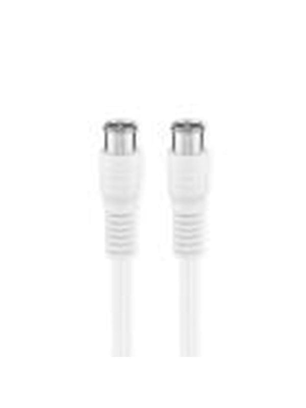 N CSGB41300WT20 - Satelliten- und Antennenkabel, F Stecker F Stecker, 2.00m, We