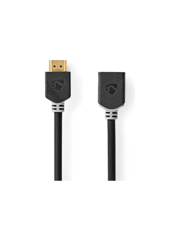 N CVBW34090AT30 - HDMI Stecker > HDMI Buchse, 4K@60Hz, Anthra, 3.00m