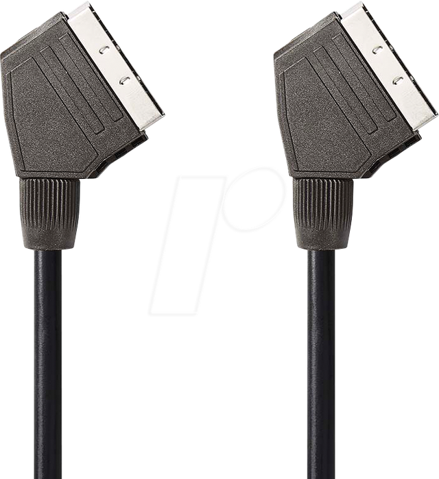 N CVGL31001BK15 - SCART-Kabel, SCART Stecker SCART Stecker, 1.50m, Rund