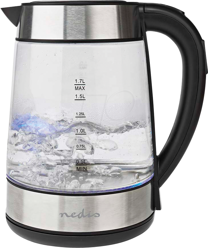 N KAWK320EGS - Wasserkocher, 1,7 l, glas