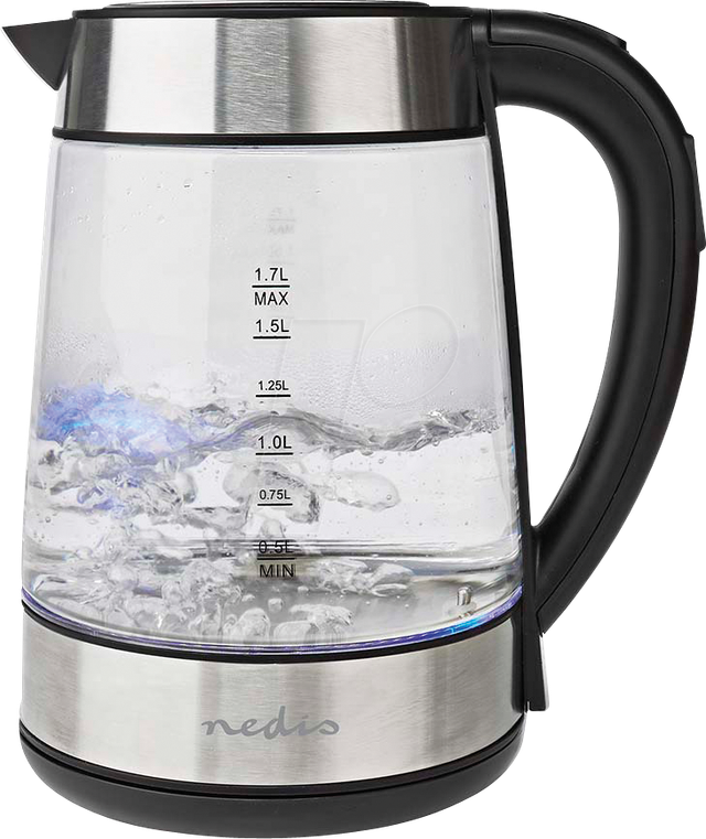N KAWK320EGS - Wasserkocher, 1,7 l, glas