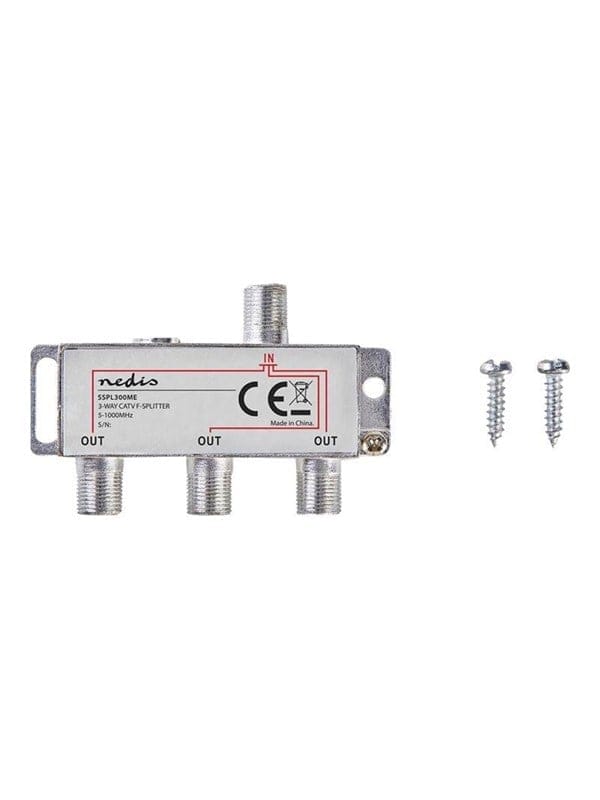 N SSPL300ME - CATV-Splitter, 5 - 1000 MHZ, 6.8 dB, Ausgänge 3, 75 Ohm