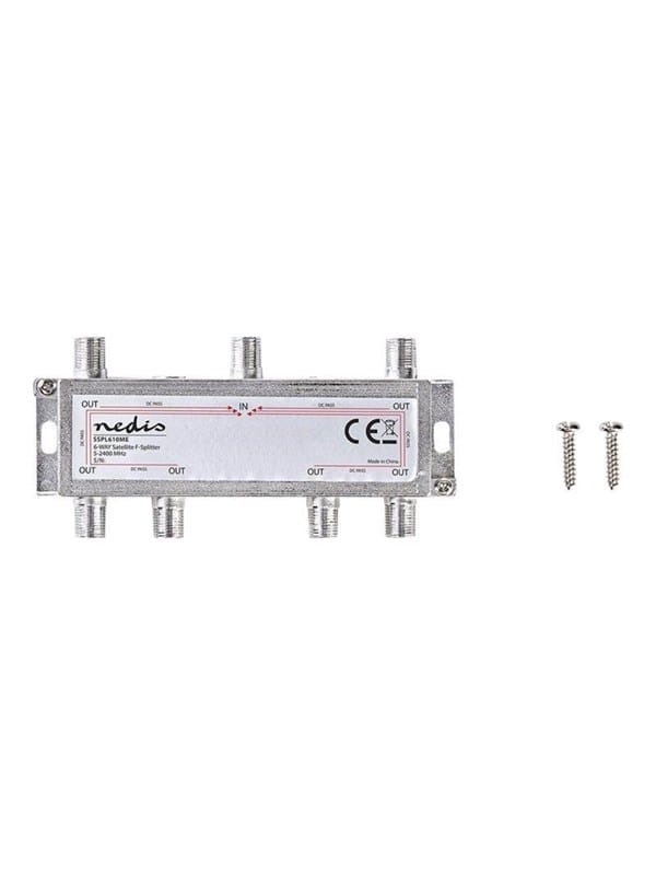 N SSPL610ME - Satelliten-Splitter, 5 - 2400 MHz, Eingänge: 1, Silber