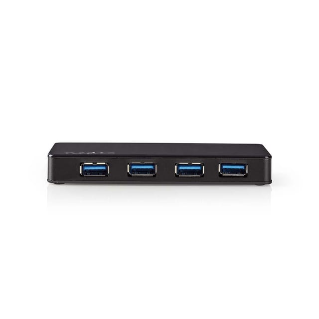 N UHUBU3420BK - USB 3.0 Hub, 4x USB A Buchse, 4 Port, 4x USB
