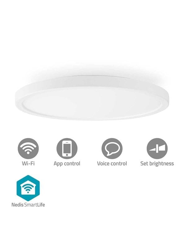 N WIFILAC31WT - LED-Deckenleuchte , 1800 lm, RGB/TW, weiß, rund, Ø 290 mm