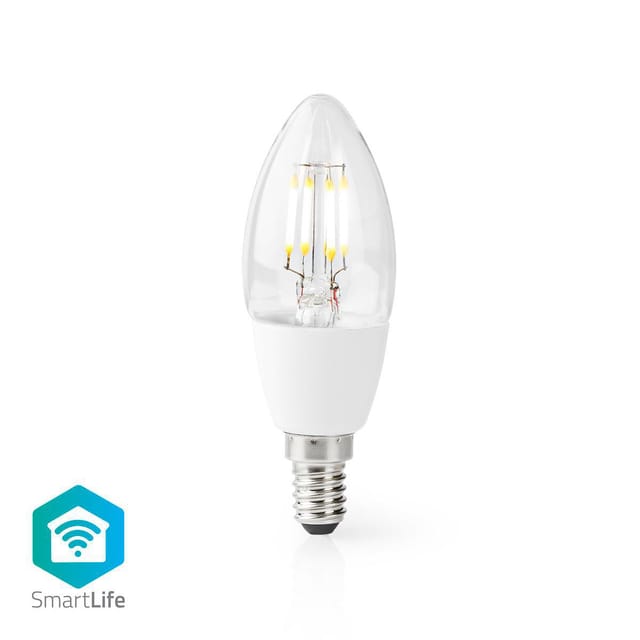 N WIFILF10WTC37 - Smart Light, Kerze, E14, 5 W, warmweiß, WLAN