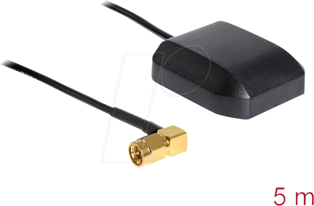 NAVILOCK 60543 - GNSS Antenne, SMA Stecker, 90°, 5 m