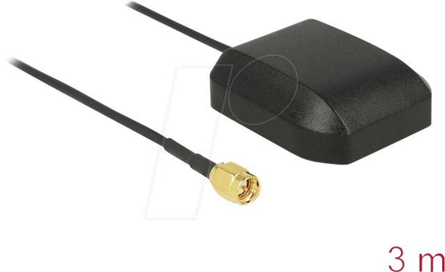 NAVILOCK 60555 - GNSS Antenne, SMA Stecker, 3 m, outdoor