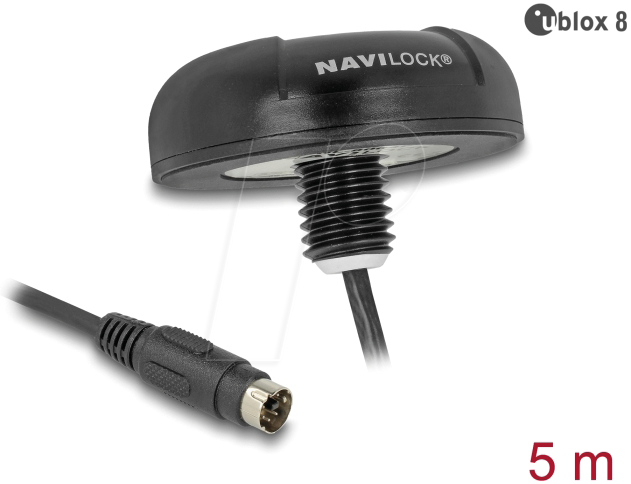 NAVILOCK 62798 - MD6 GNSS Empfänger, NL-803P EVA-M8Q, u-blox 8, 5 m
