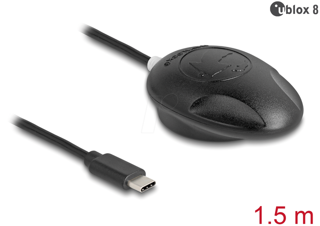 NAVILOCK 64311 - NL-802UC EVA-M8Q USB 2.0 Type-C™ Multi GNSS Empfänger u-blox 8 1