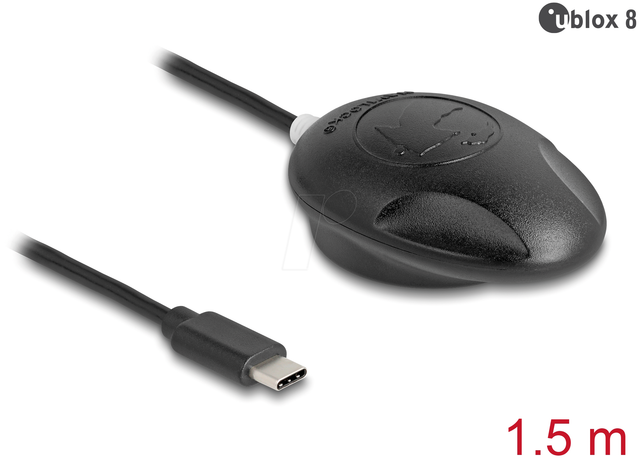 NAVILOCK 64312 - NL-8002UC USB 2.0 Type-C™ Multi GNSS Empfänger u-blox 8 1,5 m