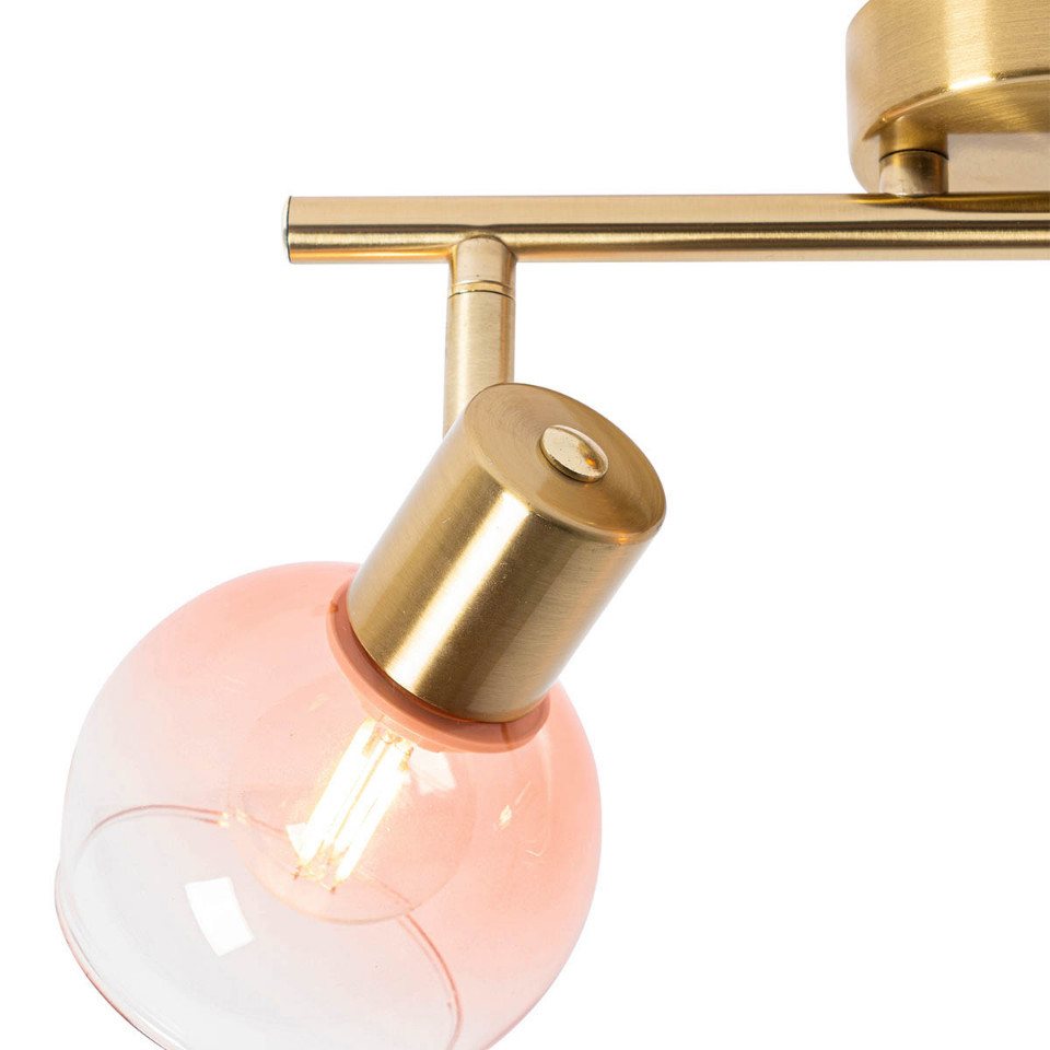 Smarter Spotstrahler Gold Mit Rosa Glas Inkl. 2 Wifi P45 - Vidro Bild 2
