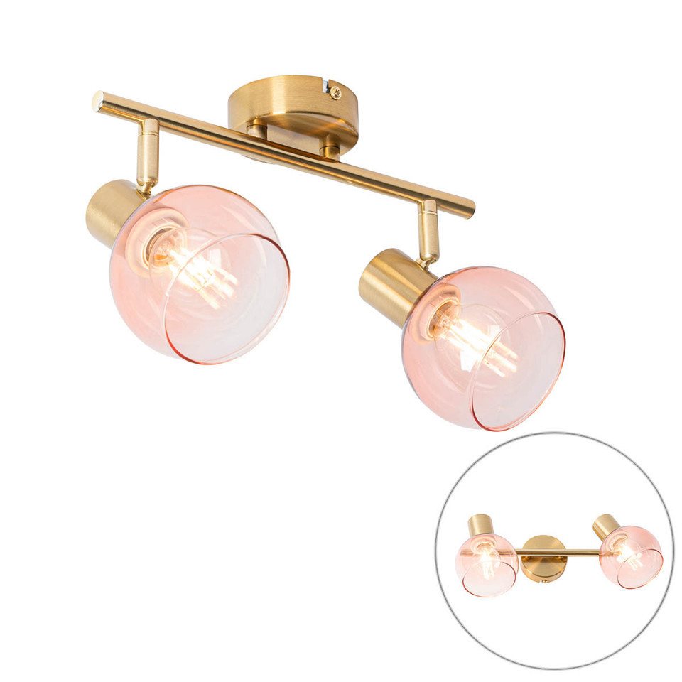 Smarter Spotstrahler Gold Mit Rosa Glas Inkl. 2 Wifi P45 - Vidro Bild 5