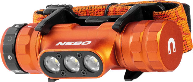 NEB-HLP-1006-G - LED-Stirnleuchte, 1.000 lm, Akku