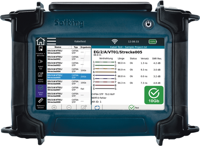 NETXPERT XG2 - Netzwerkqualifizierer NetXpert XG2, bis 10 Gbit/s, PoE