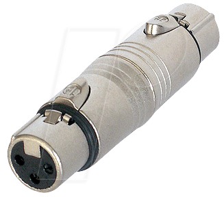 NEUTRIK NA3FF - Adapter XLR-Buchse/Buchse, 3-polig