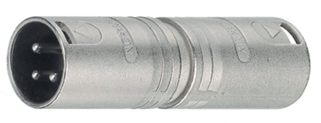 NEUTRIK NA3MM - Adapter XLR-Stecker/Stecker, 3-polig