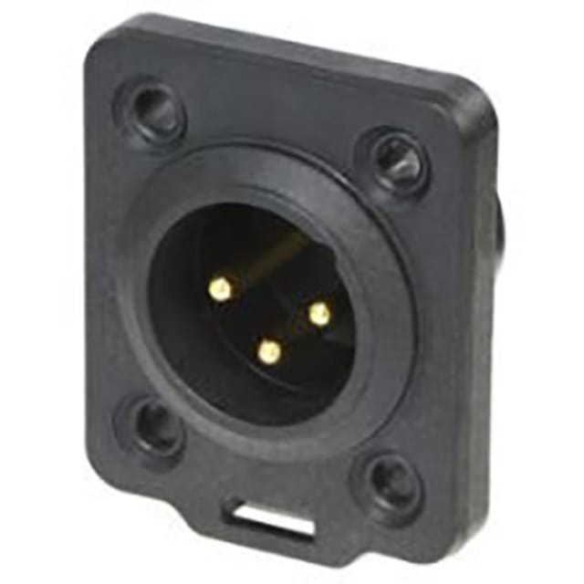 NEUTRIK NC3MDX-T - XLR-Einbaustecker 3-polig TOP
