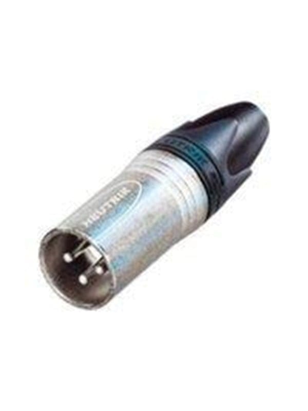 NEUTRIK NC3MXX - XLR-Kabelstecker, 3-polig, Silber, vernickelt