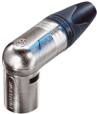 NEUTRIK NC5MRX - XLR-Winkelstecker, 5-polig, Silber, vernickelt