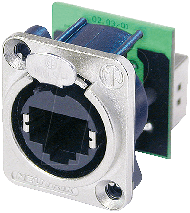NEUTRIK NE-8FDP - Flanschbuchse RJ45 auf RJ45