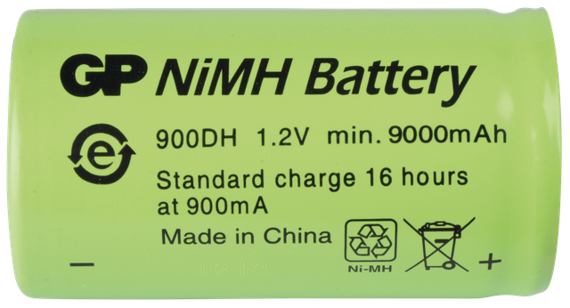 NH GP 900DH - NiMh Akku, D (Mono), 9000 mAh, 1er-Pack