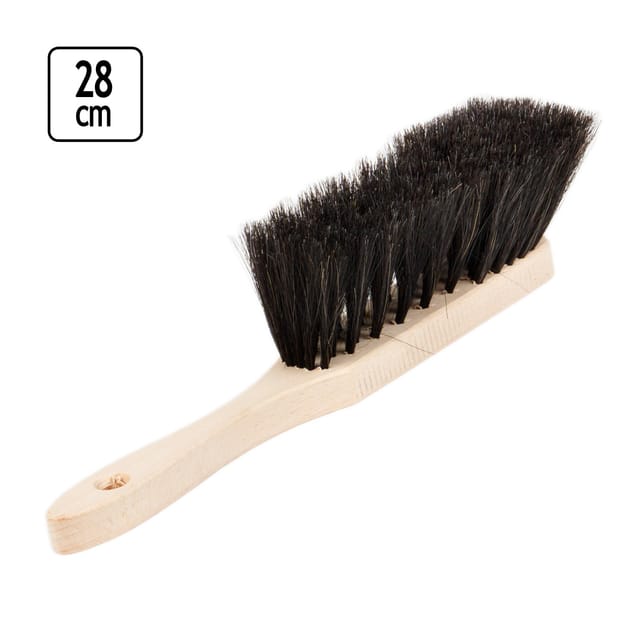 NOELLE 202000 - Handfeger aus Holz und Naturhaar, schwarz