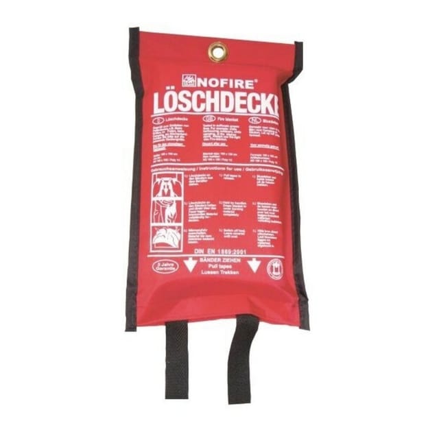 NOF 120X120 P/1C - Feuer-Löschdecke, 120x120 cm, Polybag